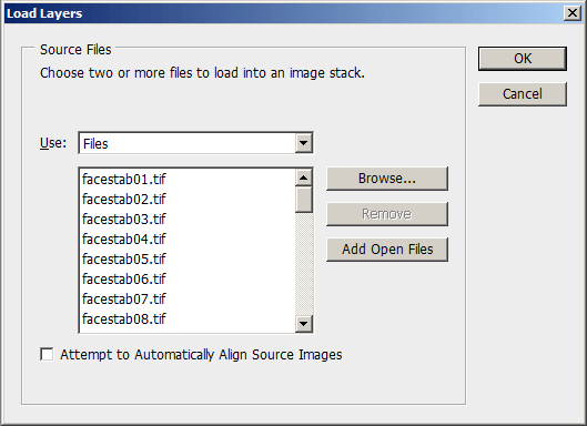 Importing frames to layers